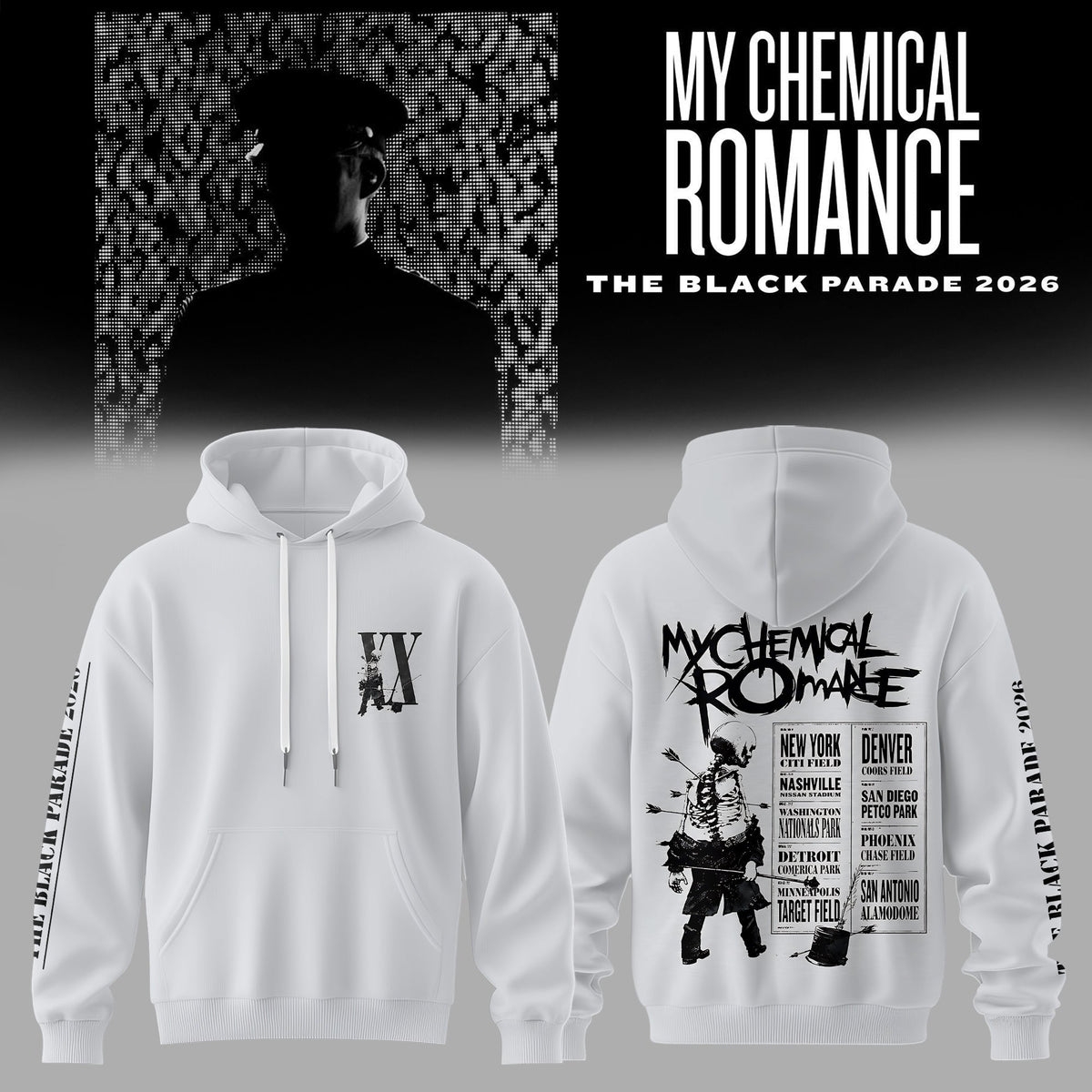 M.C.R – The Black Parade Tour NA 2026 Limited Hoodie
