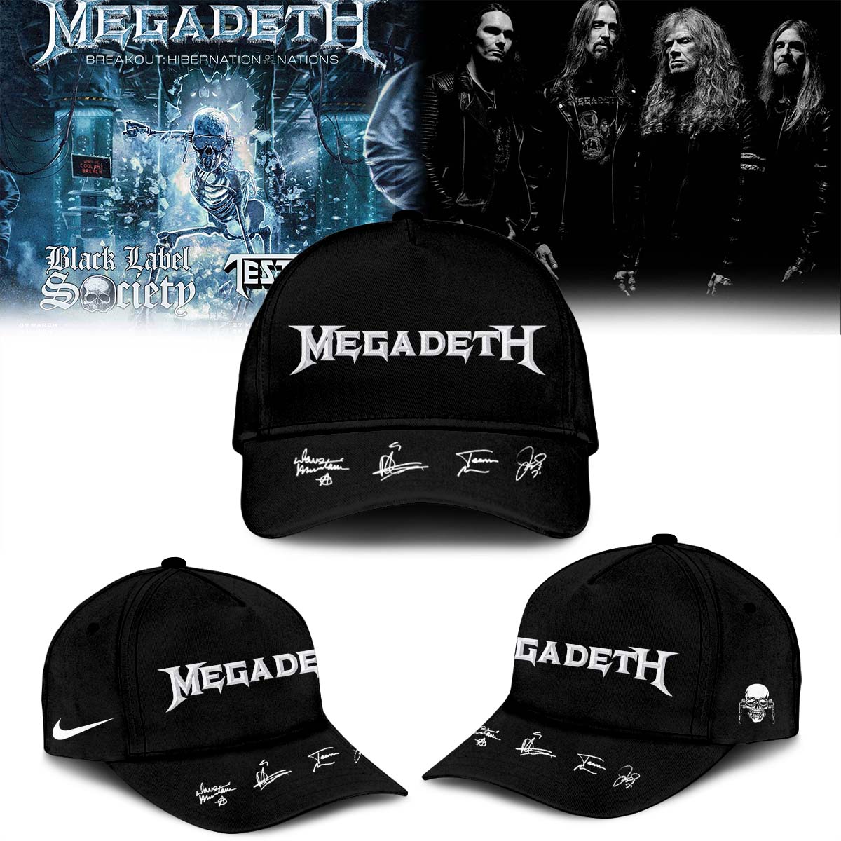Megadeth Limited Signed Hoodie