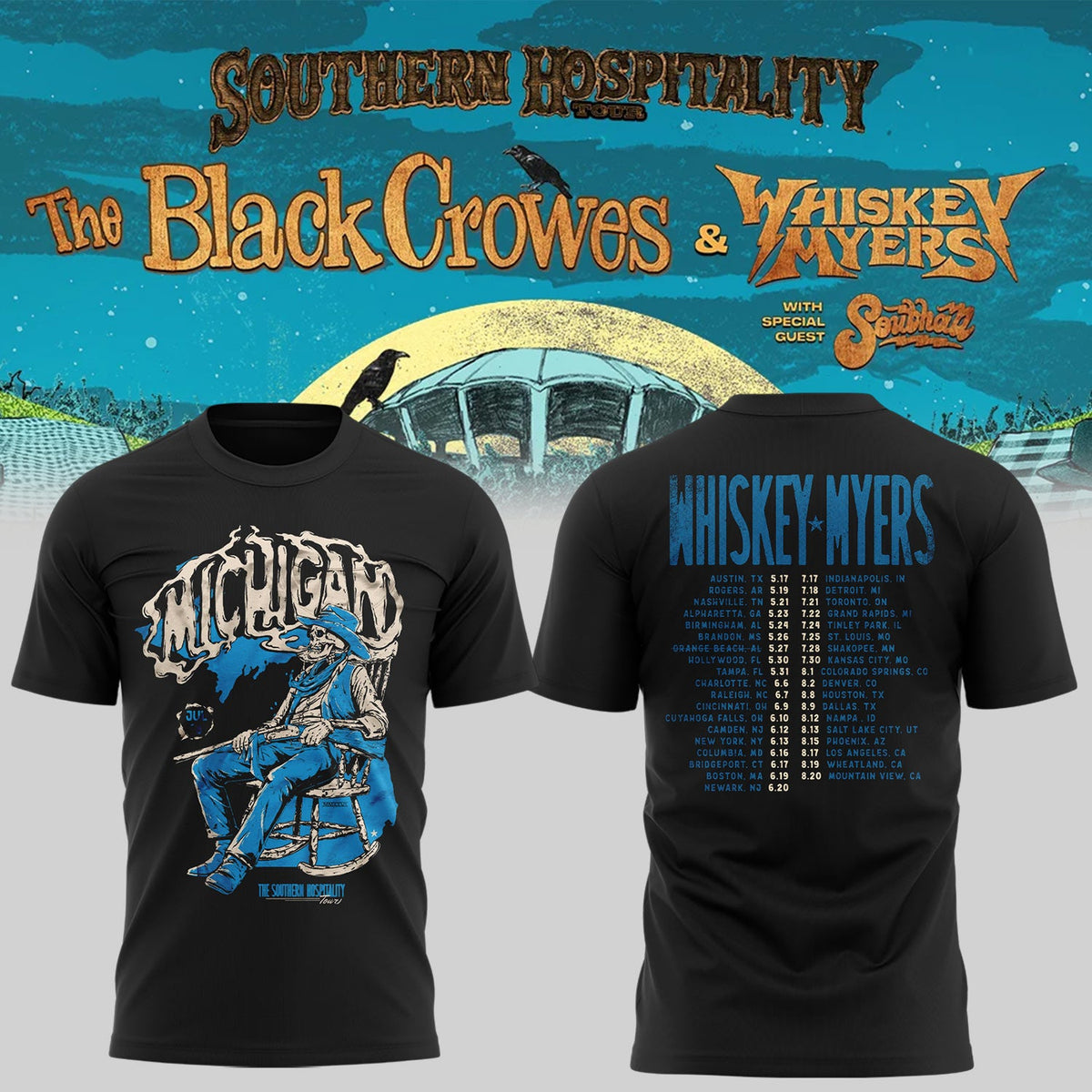 Limited Edition Southern Hospitality Tour In Michigan Shirt