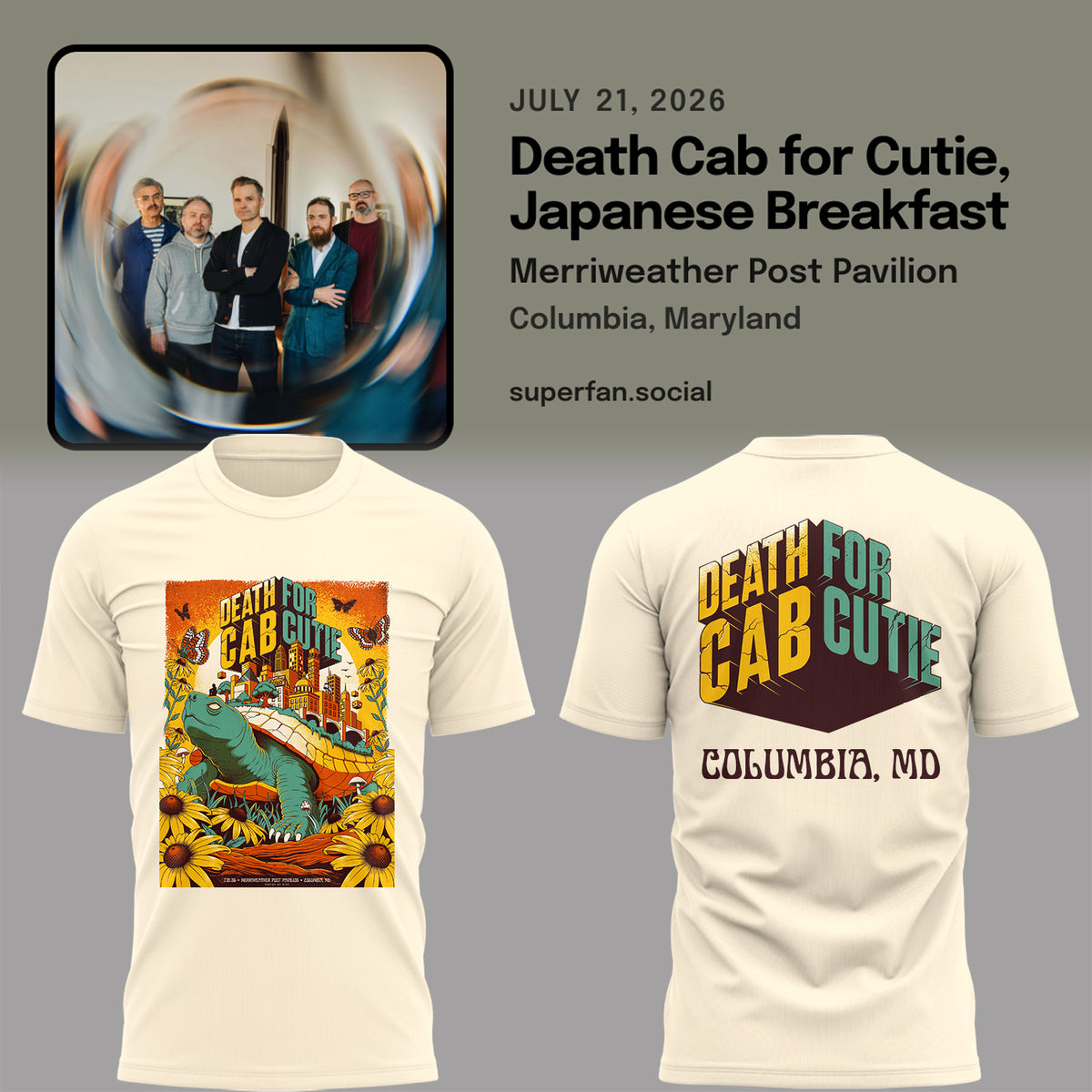 Limited Edition I Built You A Tower World Tour T-Shirt