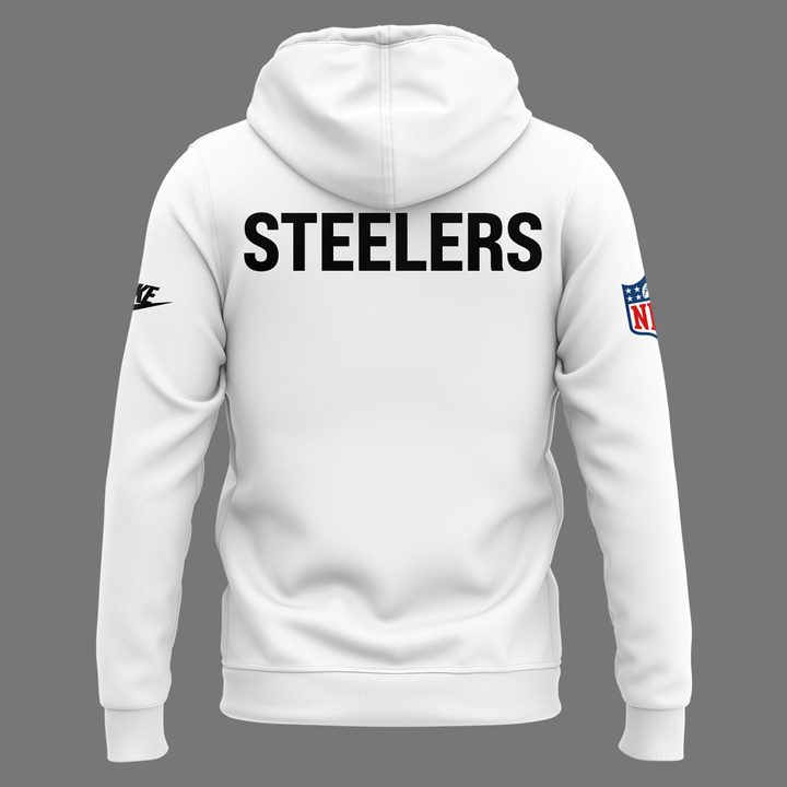 Pittsburgh Steelers Throwback 1940 White Hoodie