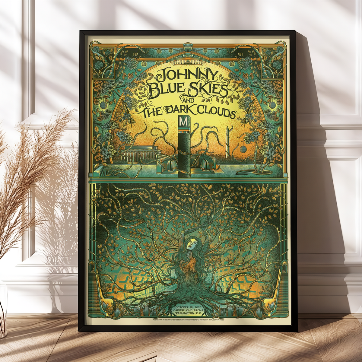 Johnny Blue Skies And The Dark Clouds Washington DC 2026 Event Poster Live At Capital One Arena October 18 2026 Poster Canvas