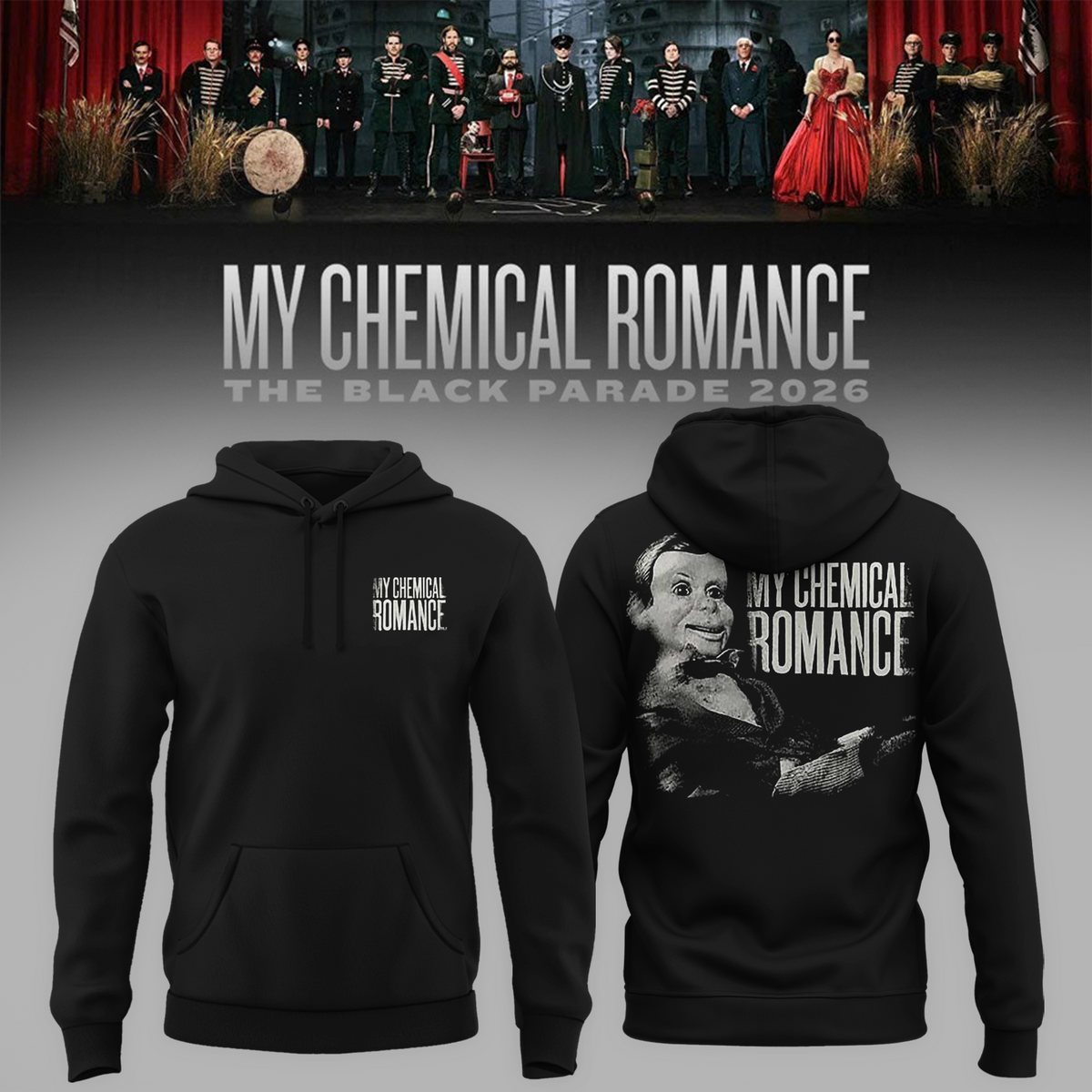 My Chemical Romance Los Angeles CA 2026 Merch Live At Hollywood Bowl October 2026 Hoodie