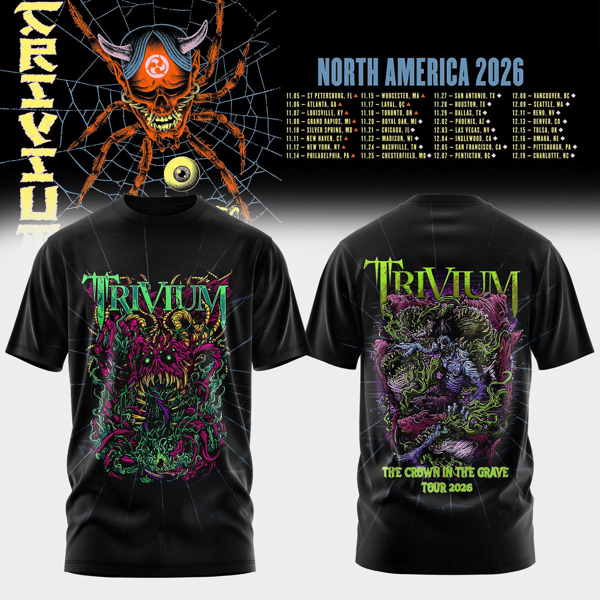 _ Crown in the Grave World Tour 2026 Edition Tee