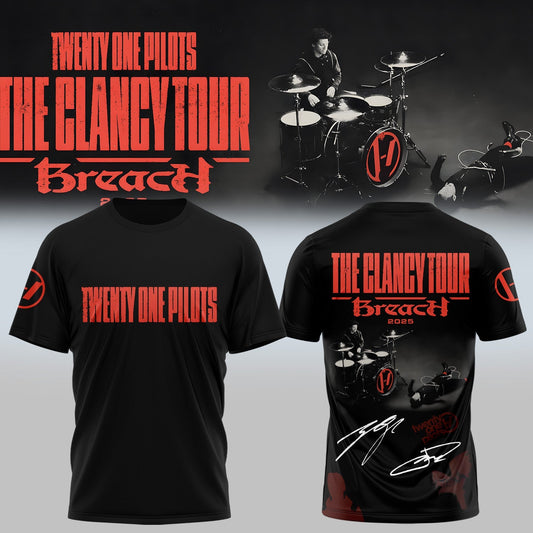 Twenty One Pilots The Clancy Tour: Breach tshirt