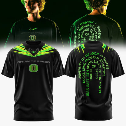 Men's Nike Oregon Ducks Origin of Speed Air T-Shirt