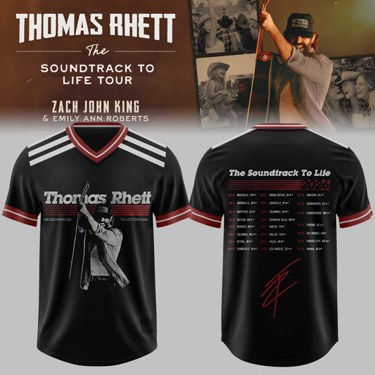_Thomas Rhett The Soundtrack To Life Tour 2026 Football Jersey V3
