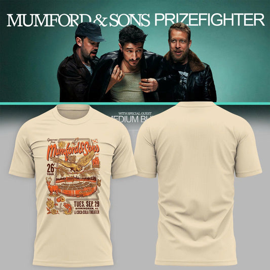 Mumford And Sons Birmingham AL 2026 Tshirt