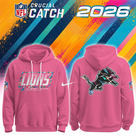 D. Lions 2026 Crucial Catch Limited Hoodie