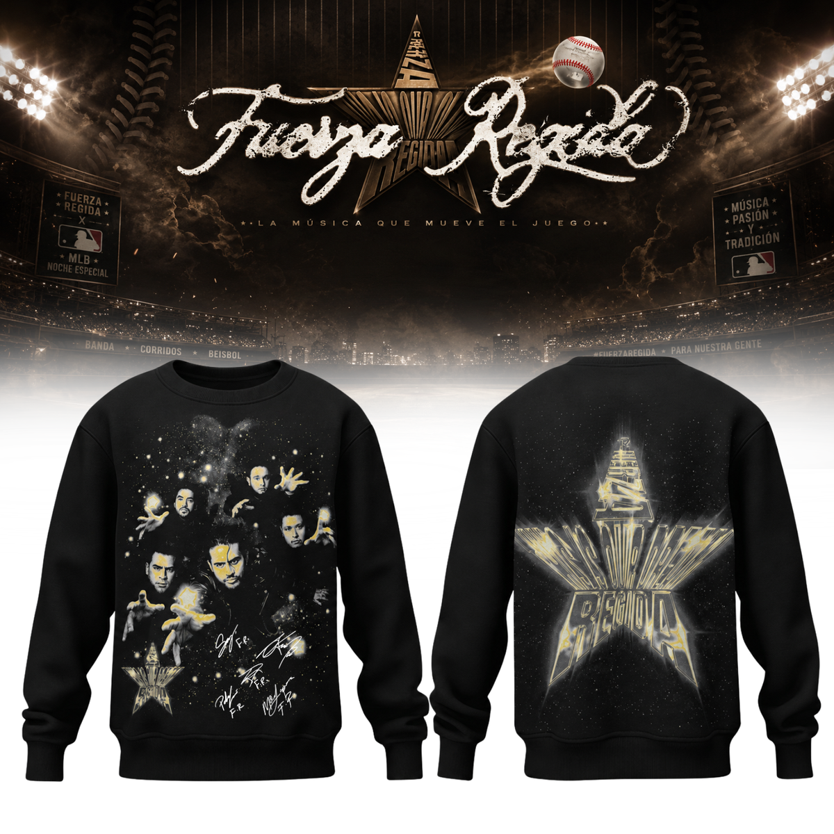 Fuerza Regida “This Is Our Dream Stadium Tour” 2026 Limited Edition Signature – Sweatshirt