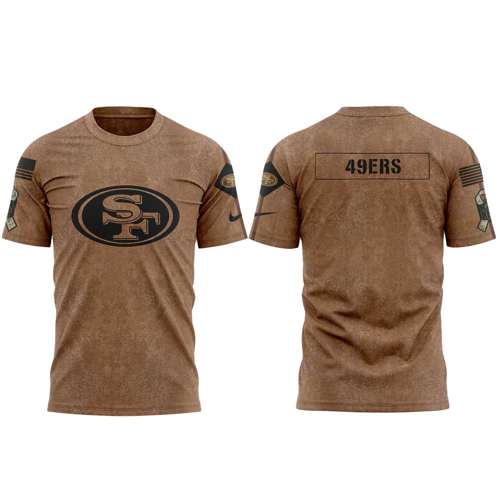 SF 49ers Salute To Service Club Pullover T-Shirt