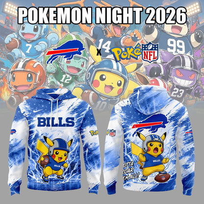 . B Bills Pokemon Night 2026 Limited Edition Hoodie
