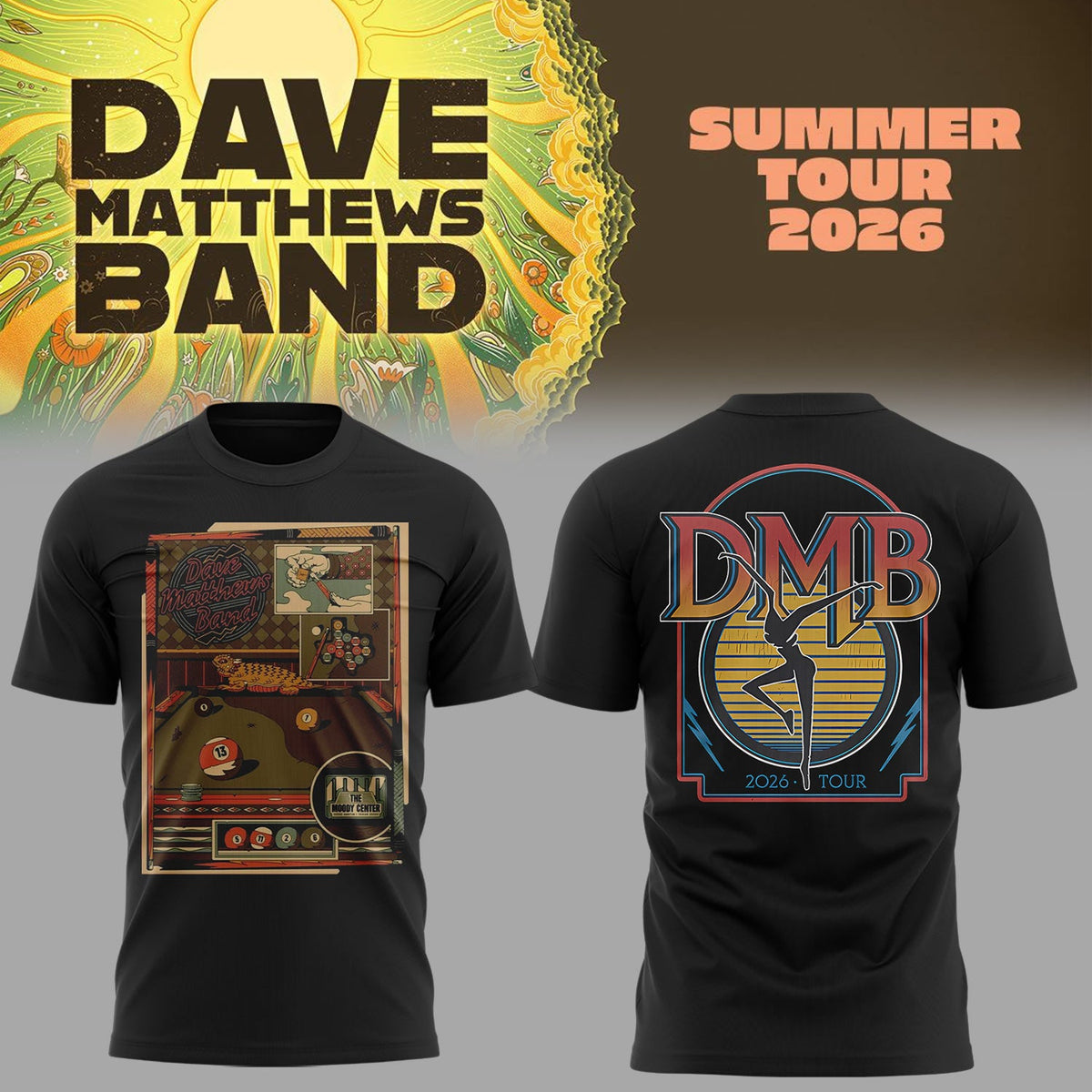 Limited Edition DMB 2026 Tour 🎻🤠🌵 Shirt