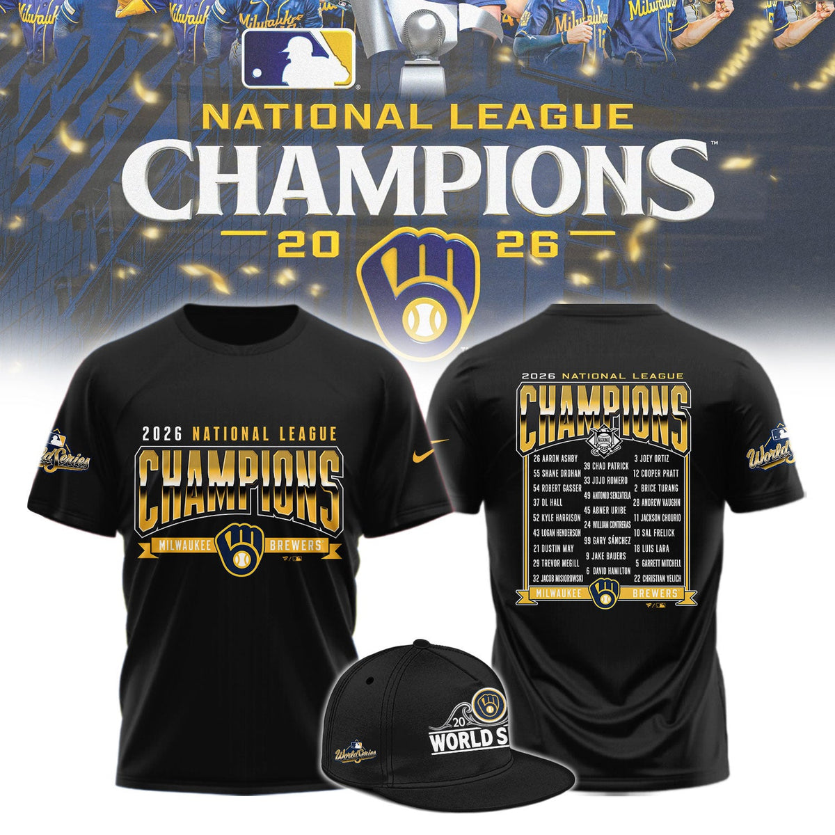 Milwaukee Brewers NLCS Champions 2026 Limited Edition T-Shirt