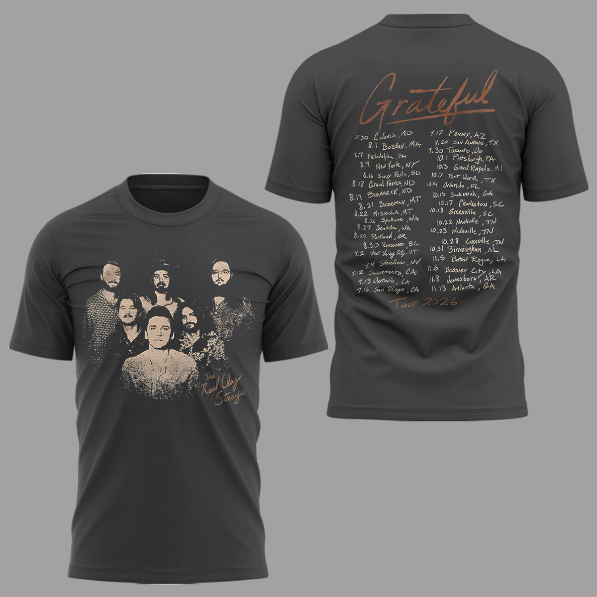 Limited Edition The Grateful Tour Shirt