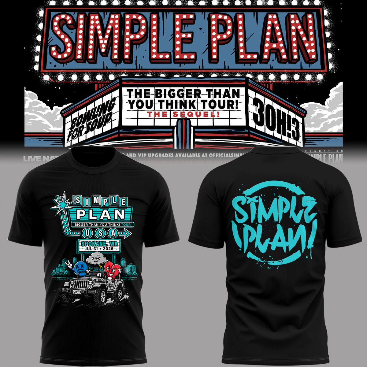 Limited Edition Bigger Than You Think! Tour Shirt
