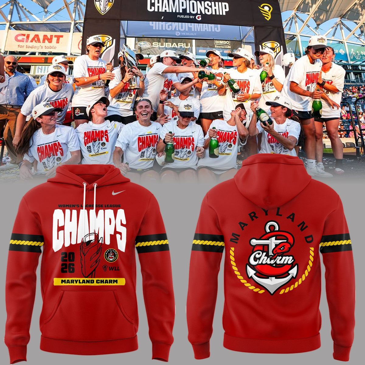 Limited Edition Women’s Lacrosse League Champions 🏆🥍 Hoodie