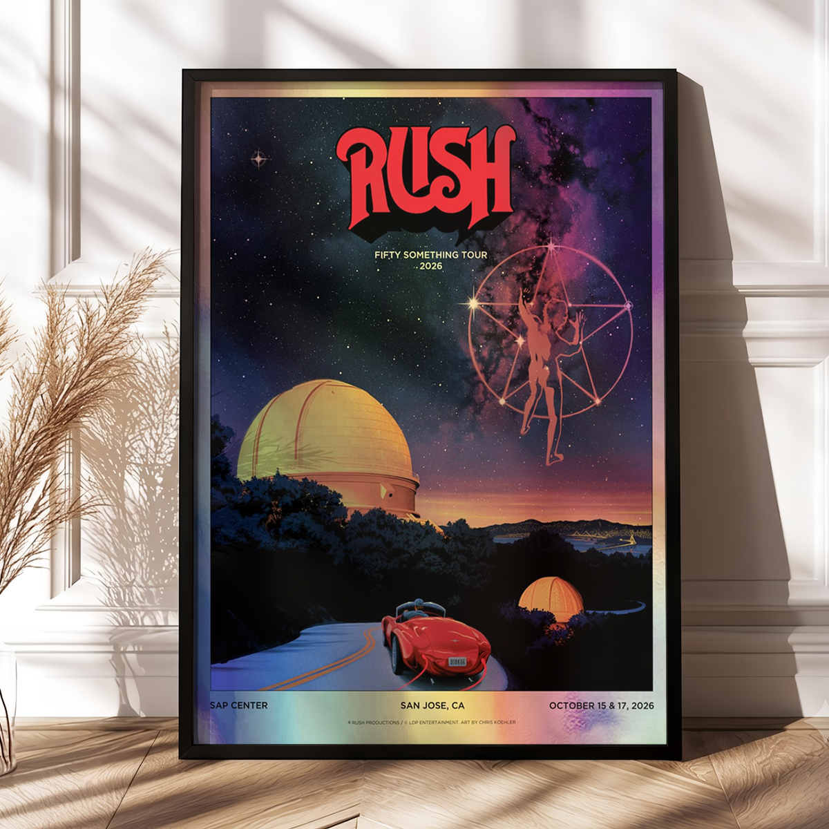 Limited Edition Fifty Something Tour 2026 Poster