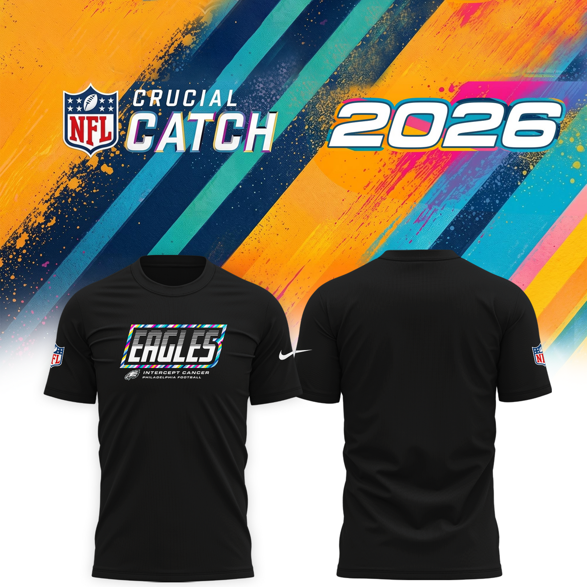 P. Eagles 2026 Crucial Catch Limited Tshirt