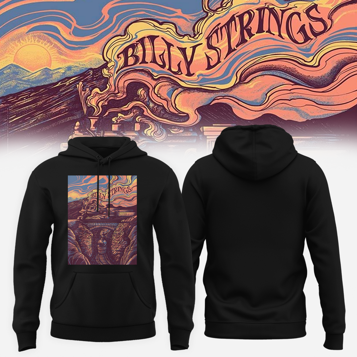 Billy Strings Chattanooga TN 2026 Event Poster At Tivoli Theatre On October 20 2026 Hoodie