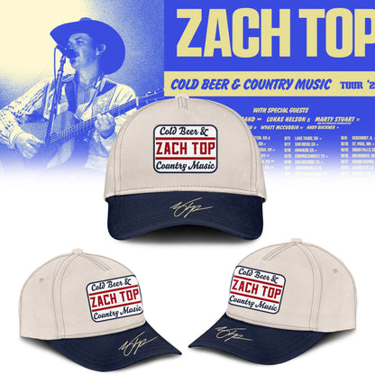 ,Zach Top “Cold Beer & Country Music Tour 2026” Signature Limited Edition – Hoodie