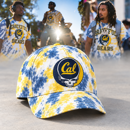 New T-Shirt Blue & Gold Cal Football x Grateful Dead