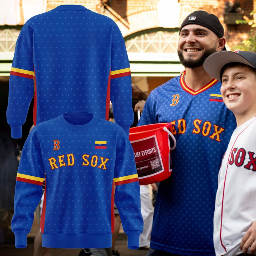 Red Sox Venezuela Celebration Sweatshirt - Limited Edition
