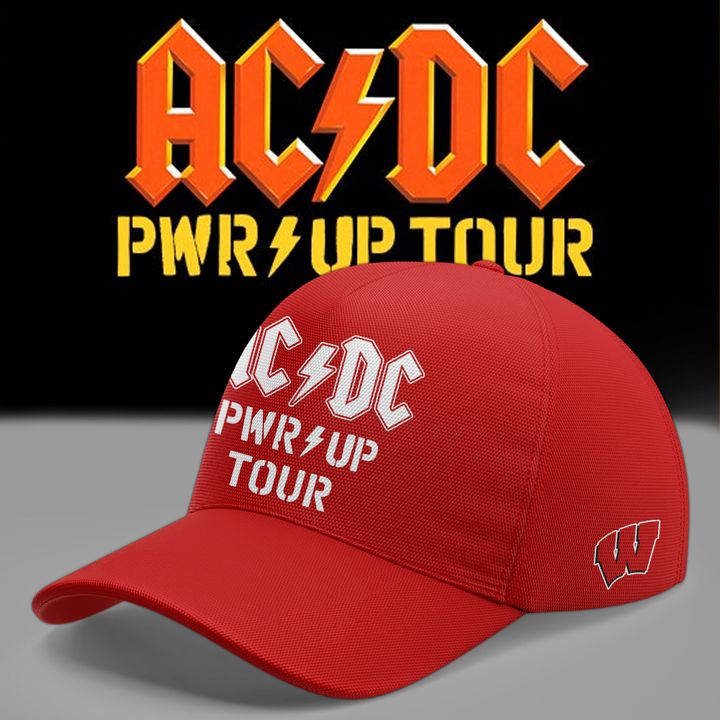 02. Hoodie AC/DC x Wisconsin Badgers Football - Power Up Tour 2026 Hoodie