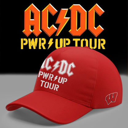 02. Hoodie AC/DC x Wisconsin Badgers Football - Power Up Tour 2026 Hoodie