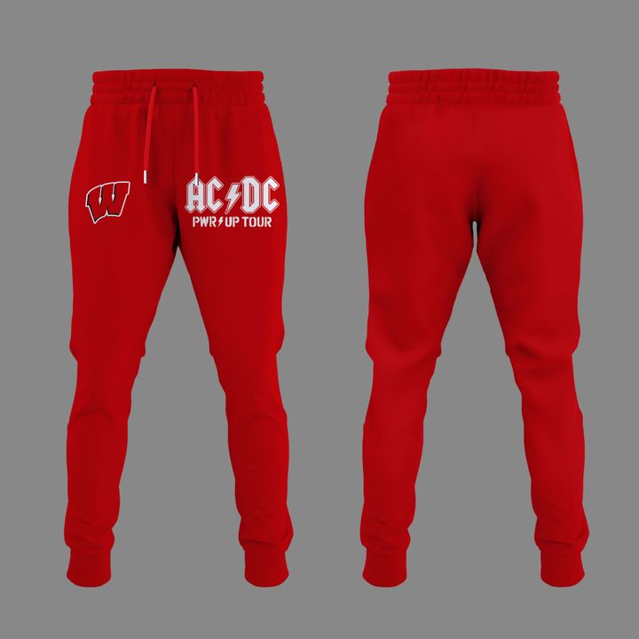 03. Exclusive AC/DC x Wisconsin Badgers Football - Power Up Tour 2026 T-Shirt
