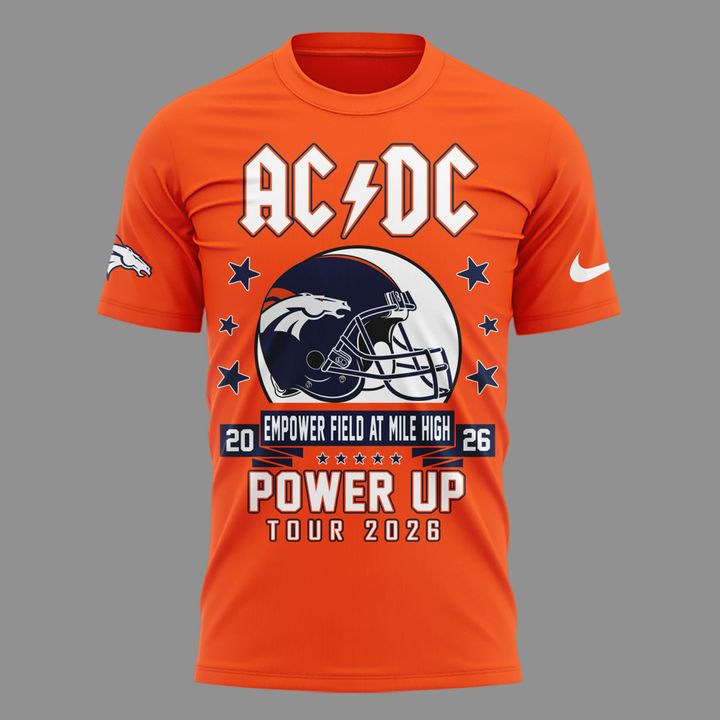 01.02. AC/DC x Denver Broncos - Power Up Tour 2026 T-Shirt