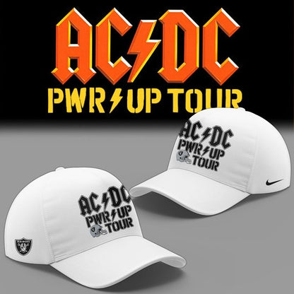1.05. White AC/DC x Las Vegas Raiders - Power Up Tour 2026 Jersey