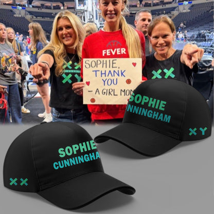 Black Hoodie Sophie Cunningham - Indiana Fever - Thank You Sophie For Speaking Up For Girls Hoodie