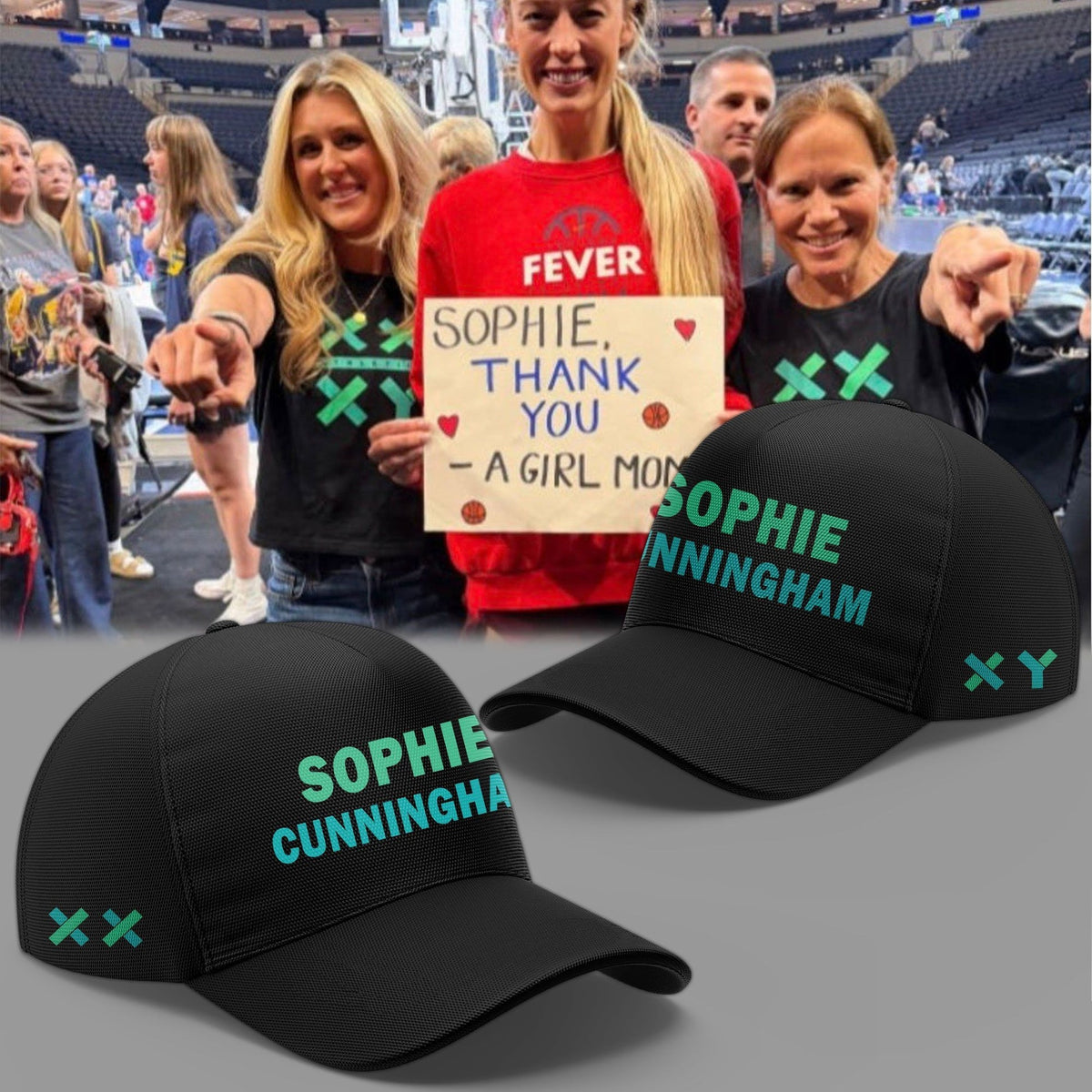 Exclusive Sophie Cunningham - Indiana Fever - Thank You Sophie For Speaking Up For Girls T-Shirt
