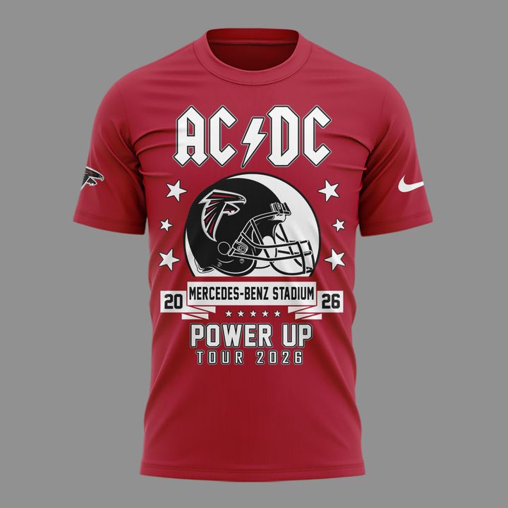 New Shirt AC/DC x Atlanta Falcons - Power Up Tour 2026 T-Shirt