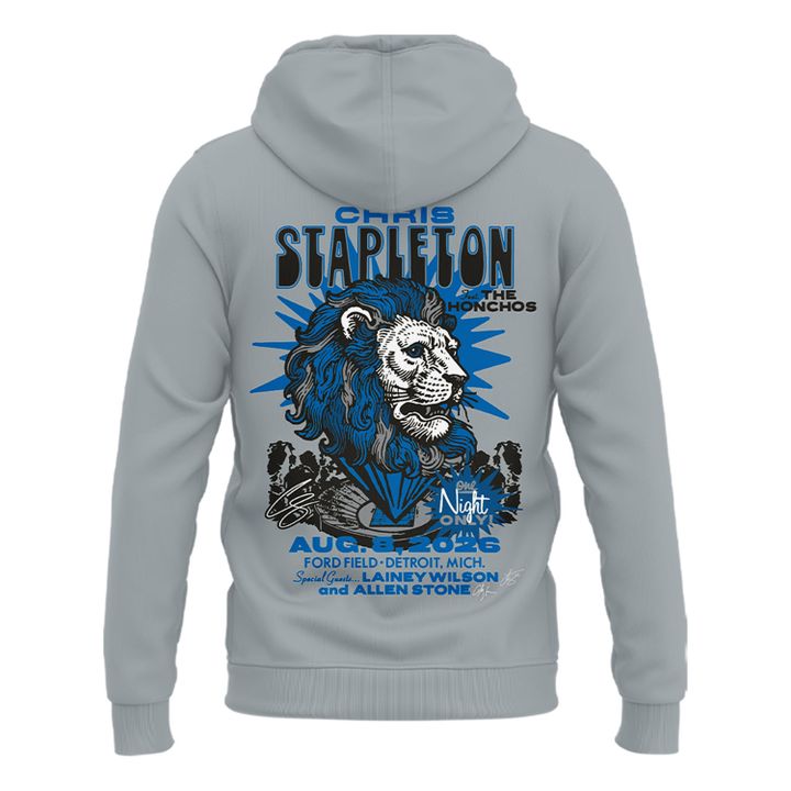 Limited Edition Chris Stapleton x Detroit Lions Event Zip-Hoodie