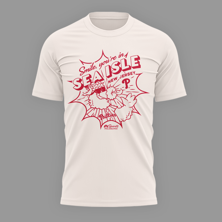 Philadelphia Phillies - Smile, you’re in Sea Isle 2026 T-shirt