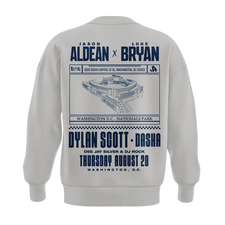 Limited Edition Washington Nationals x Jason Aldean And Luke Bryan Sweatshirt