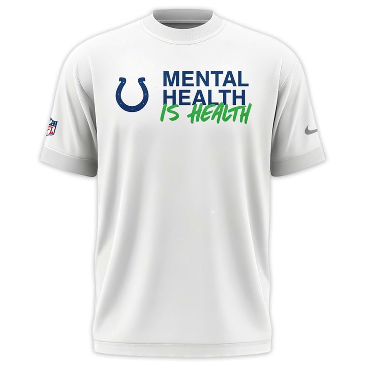 Indianapolis Colts Mental Health is Health Kicking the Stigma Franklin T-Shirt