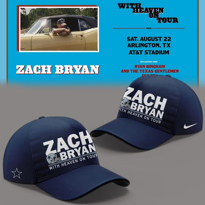 Limited Edition Dallas Cowboy x Zach Bryan - With Heaven On Tour 2026 Hoodie