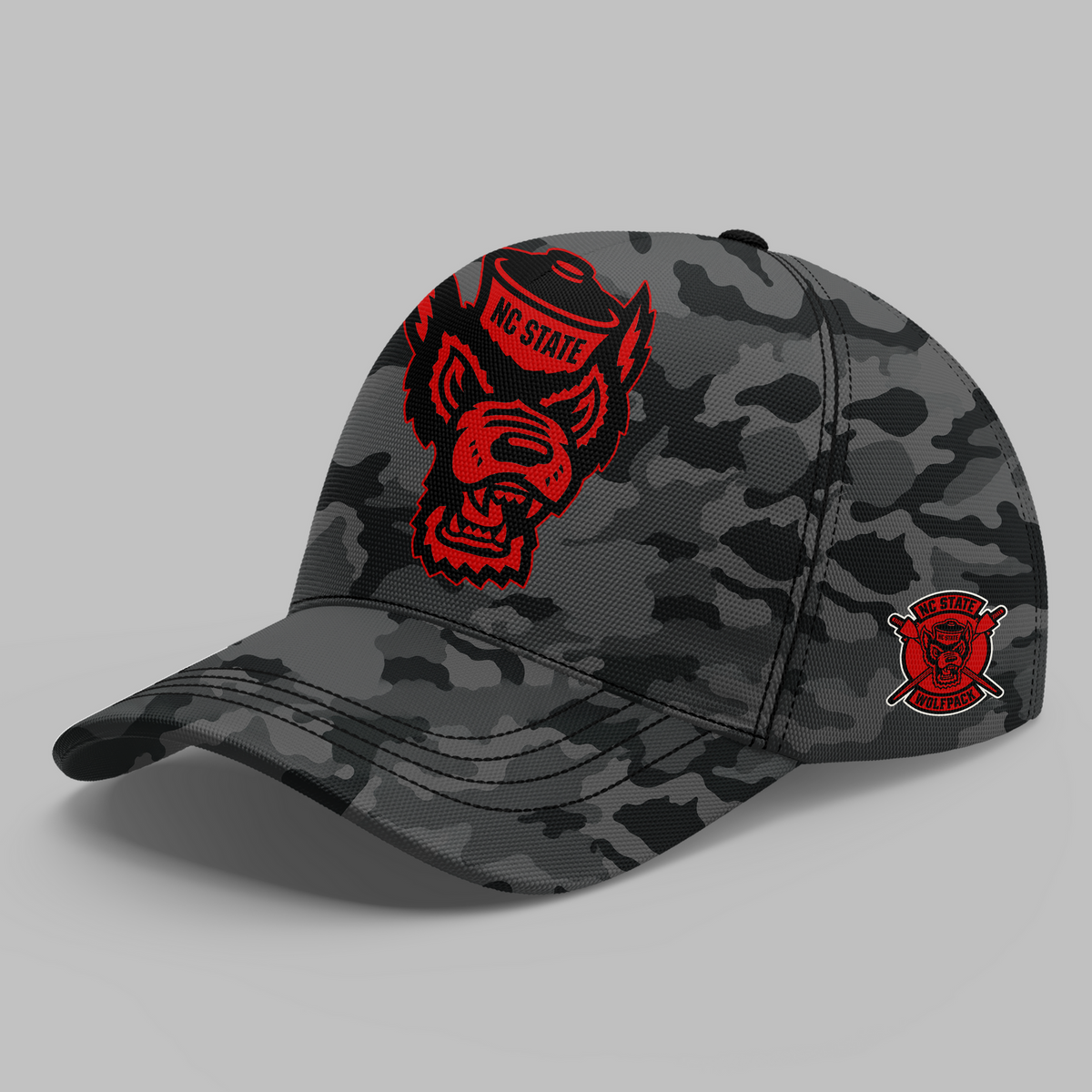 NCSU Football Black Camo 2026 Hoodie