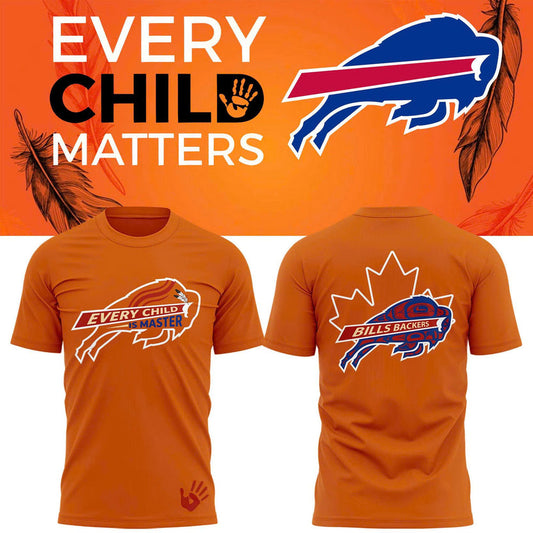 (Adult & Kid) Buffalo Bills x Canada Orange Shirt Day 2026 T-shirt