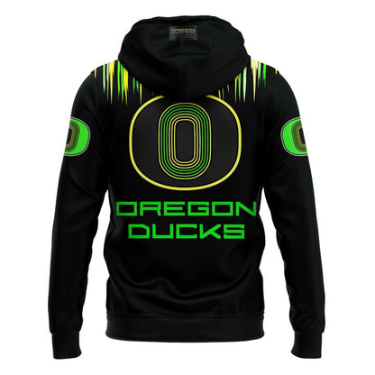 Women's Nike Oregon Ducks Origin of Speed Football Hoodie – Night Forest
