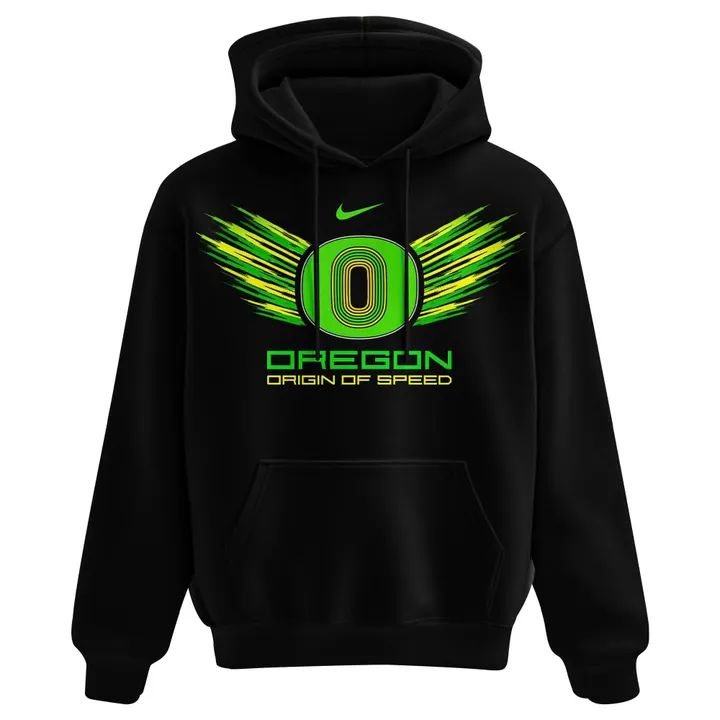 Unisex Nike Black Oregon Ducks Origin of Speed Hoodie