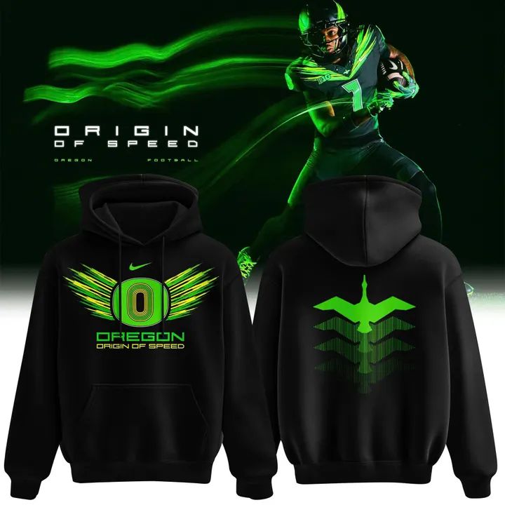 Unisex Nike Black Oregon Ducks Origin of Speed Hoodie