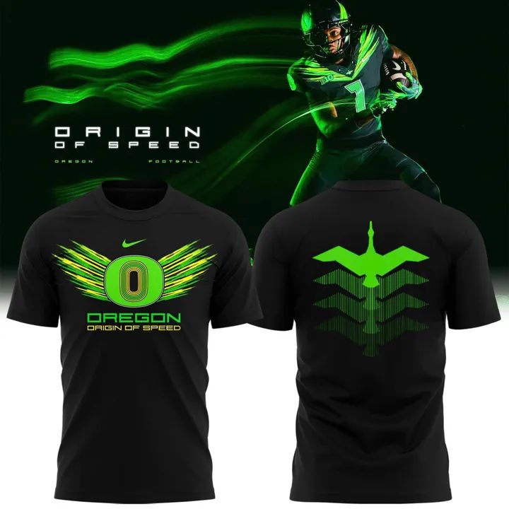 Men's Nike Black Oregon Ducks Origin of Speed Phoenix Legacy Special T-shirt