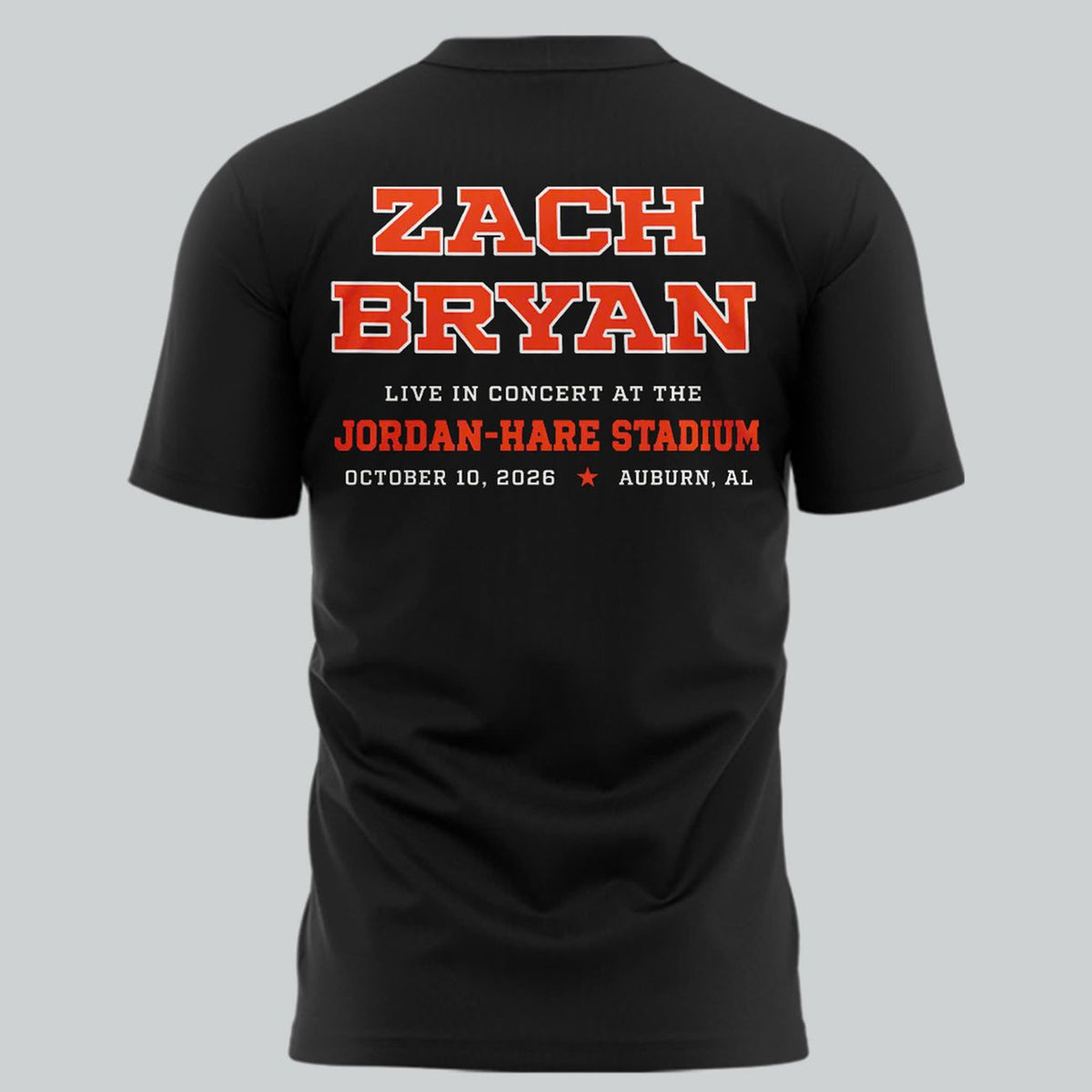 Special 2026 Zach Bryan x Auburn Football T-Shirt
