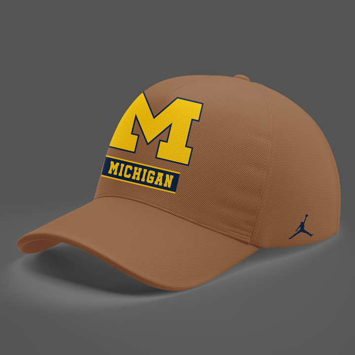 Michigan Wolverines Jordan 2026 Military Appreciation Sideline Dri-FIT T-shirt