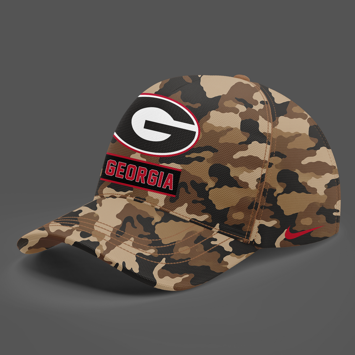 Camo Georgia Bulldogs 2026 Military Appreciation Sideline Dri-FIT SWEATSHIRT