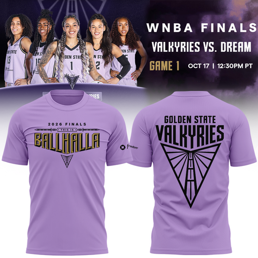 01.Limited edition Golden State Valkyries Finals 2026 T-Shirt -Game 1